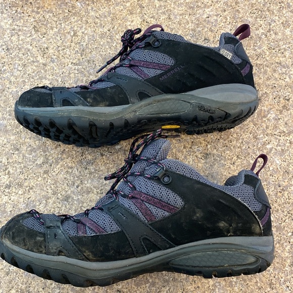 Merrell Women’s Siren Sport Hiking Sneakers Purple Black 10 J48872 Vibram Sole - Picture 4 of 16